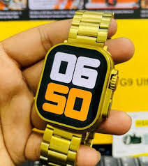 New G9 Ultra Pro Gold Color Edition Series 9 Golden Edition Bluetooth Calling Smart Watch