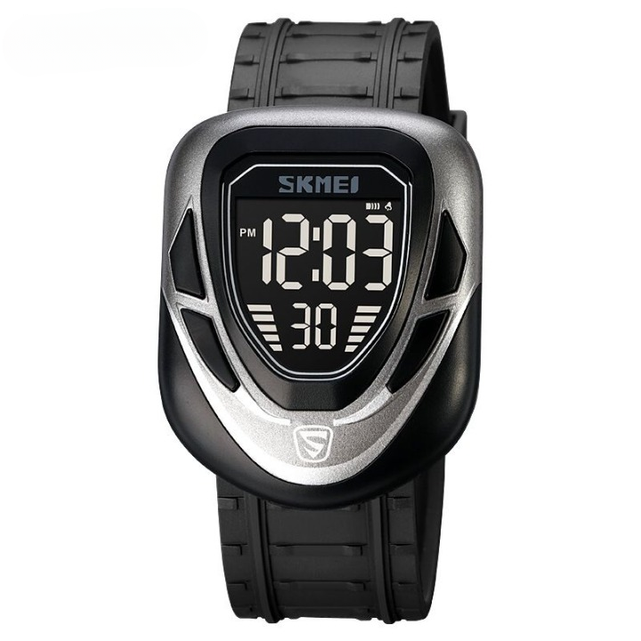 Skmei 1833 Men's Digital Sports Watch | Waterproof, Multi-Time Zone, Stopwatch, Alarm, LED Backlight