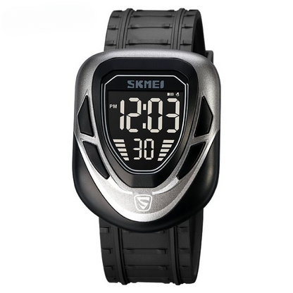 Skmei 1833 Men's Digital Sports Watch | Waterproof, Multi-Time Zone, Stopwatch, Alarm, LED Backlight