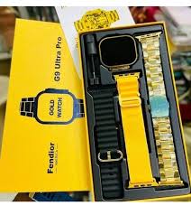 New G9 Ultra Pro Gold Color Edition Series 9  Golden Edition Bluetooth Calling Smart Watch